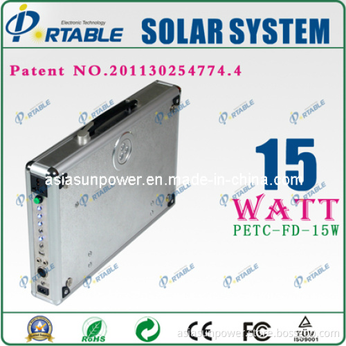 15W High Speed Solar Energy Charger Lighting System (PETC-FDXT-15W)